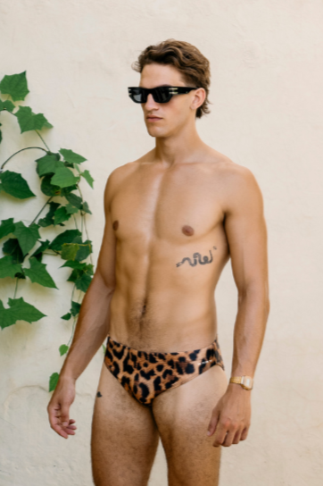 Donatello ECO Brief - Jaguar Animal Print